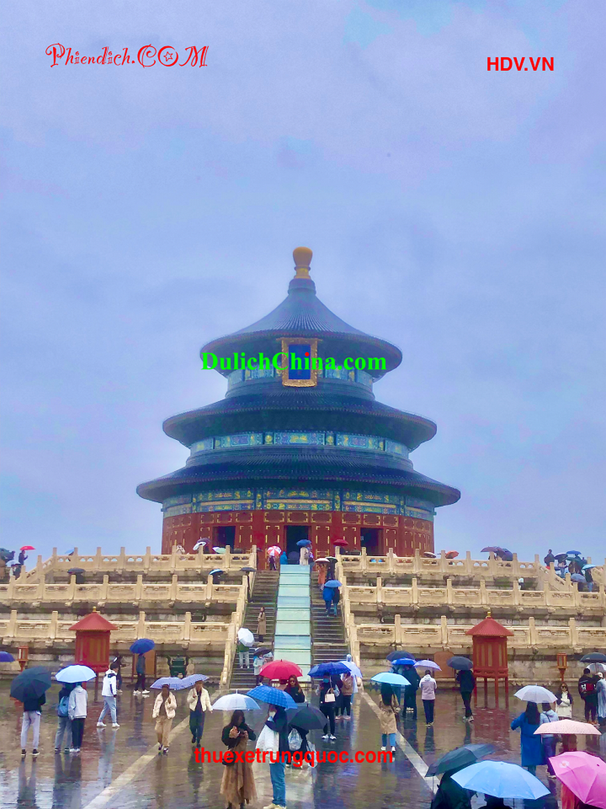 Dịch vụ thuê xe và hướng dẫn viên ở Bắc Kinh.